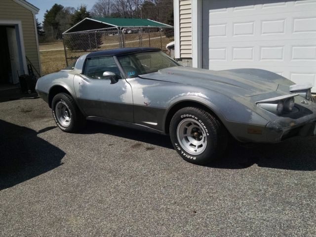 1978 corvette 25th anniversary unrestored original barn find! 1978 Chevrolet Corvette