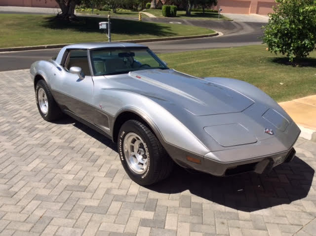 1978 Corvette L-82 25th Silver Anniversary 1978 Chevrolet Corvette 25th Anniversary
