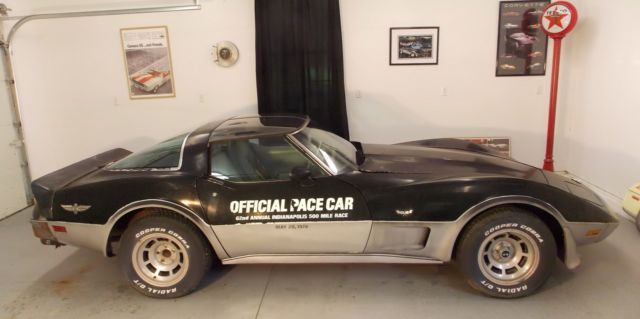 1978 Corvette Pace Car Running Project #s Match Original Paint & Indy 500 Decals 1978 Chevrolet Corvette PACE CAR