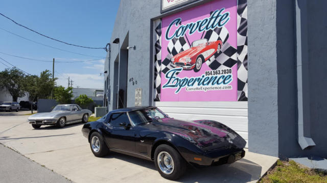 1978 Corvette T-Top Coupe - Real Black on Black, All Original, Working Options 1978 Chevrolet Corvette
