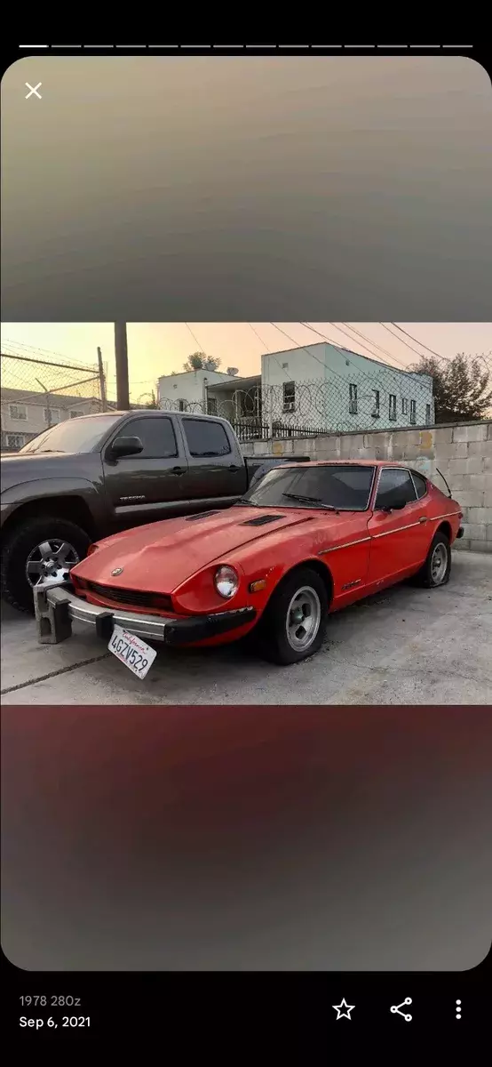 1978 Datsun 280Z Red 1978 Datsun 280Z