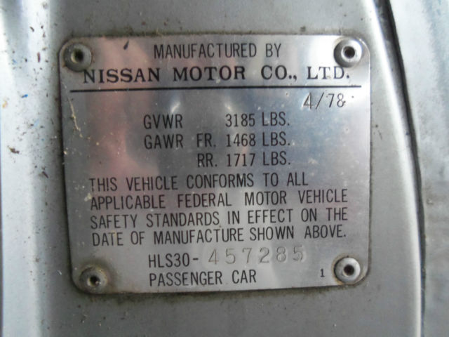 1978 Datsun Z-Series Coupe