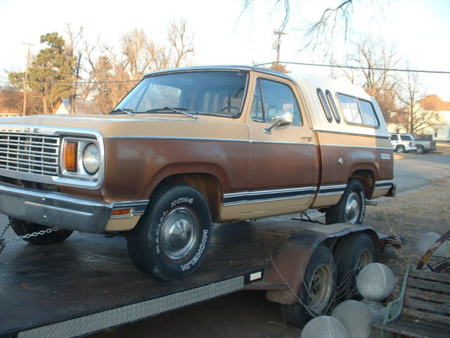 1978 Dodge D100 Adventurer Prospector Short Wide Bed Pickup Original Survivor 1978 Dodge Other Pickups Adventurer