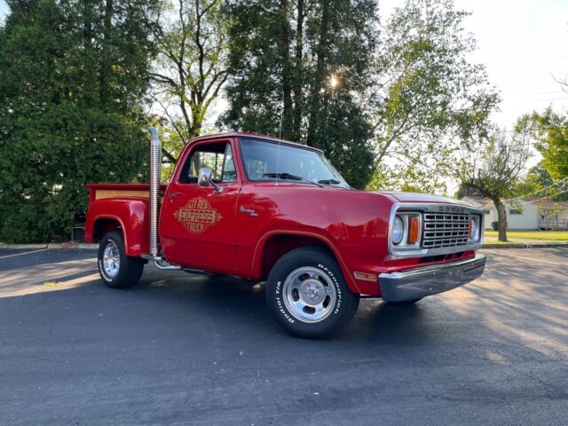1978 Dodge D150 Pickup Red RWD Automatic Little Red Express 1978 Dodge D150 Little Red Express