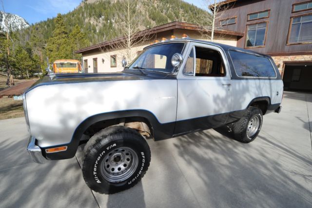 1978 Dodge Ramcharger-Removeable top-Minimal rust!!! 1978 Dodge Ramcharger