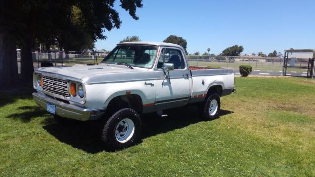 1978 dodge truck power wagon 4x4 California rust free shortbed fleetside driver 1978 Dodge Other Pickups power wagon adventurer w150