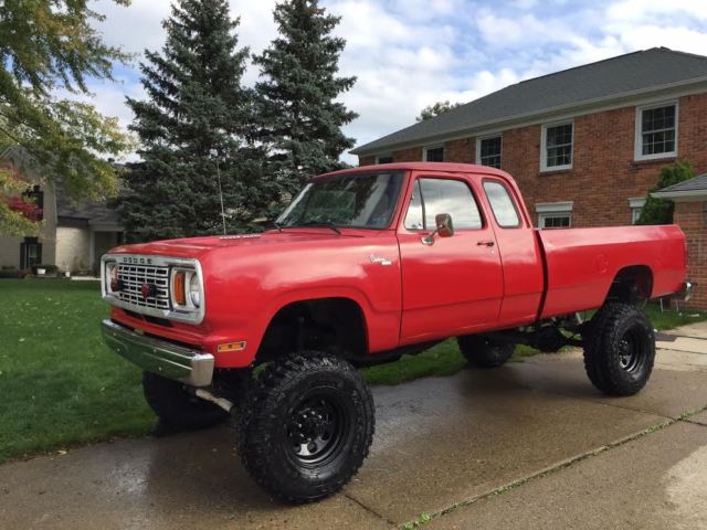 1978 Dodge W200 Power Wagon 4x4 Club Cab - Lifted - 7.2 L 440 Mopar 727 Auto 1978 Dodge Power Wagon Custom