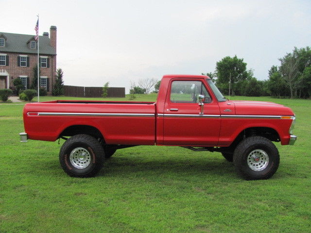 1978 F150 4x4 4 Speed Lifted Custom V8 F150 F250 1979 Red Bronco Trade 1978 Ford F-150 Custom