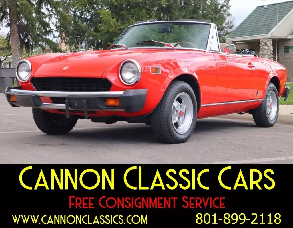 ***1978 Fiat 124 1800cc Inline 4 5 Speed Spider Red*** 1978 Fiat 124 Spider Spider