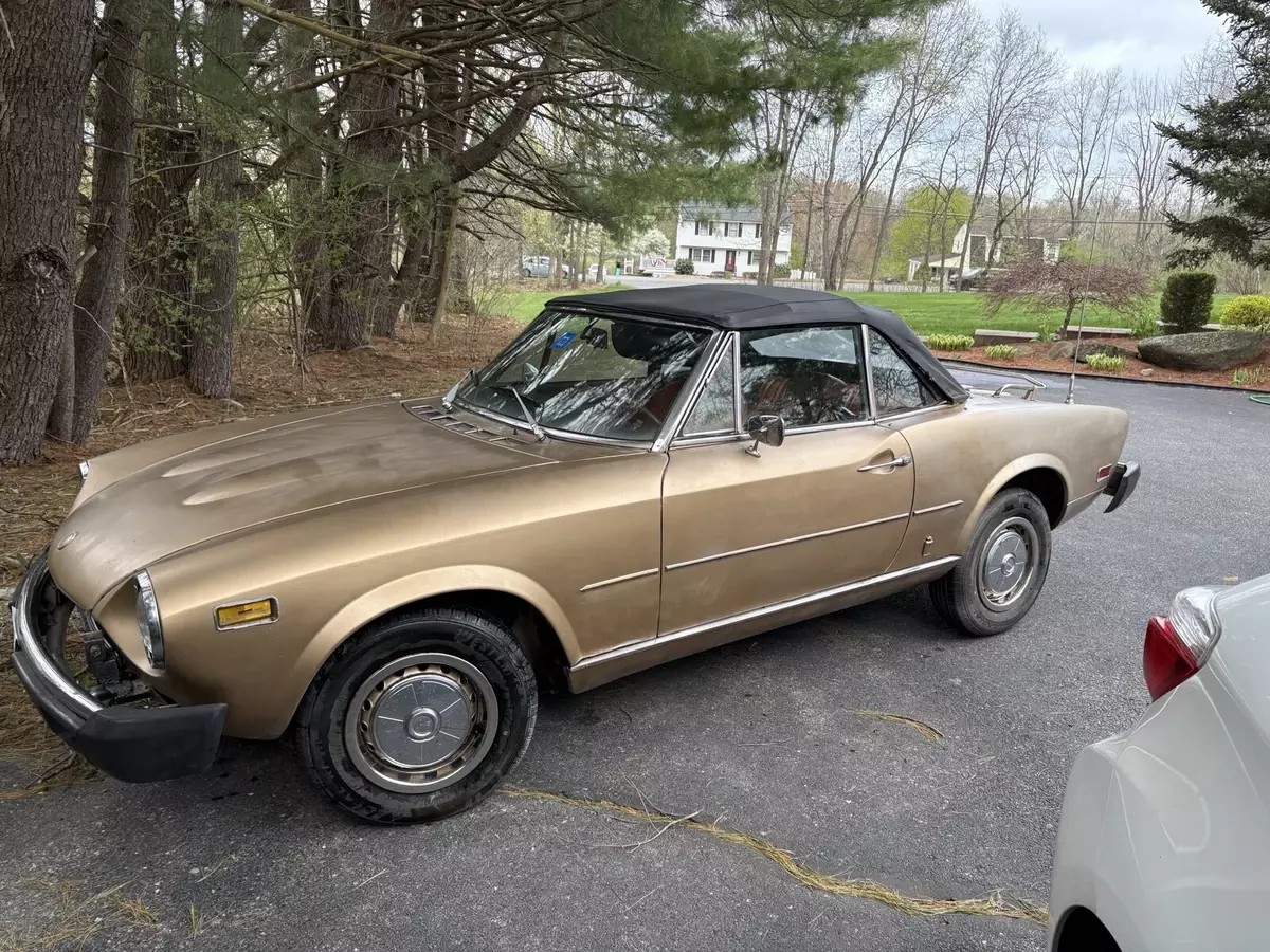 1978 Fiat 124 Spider 1800 Convertible Brown 1978 Fiat 124 Spider 1800