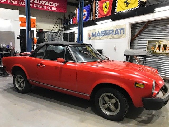 1978 Fiat 124 Spider complete car with title 1978 Fiat 124 Spider