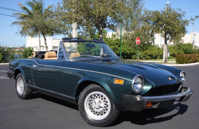 1978 FIAT 124 SPIDER CONVERTIBLE, 1.8L 4CyL, 5-SPD MAN TRANS, CLEAN, NO RESERVE. 1978 Fiat 124 Spider Convertible
