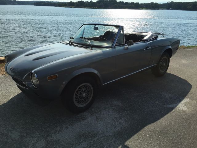 1978 Fiat 124 Spider Pininfarino Edition 1978 Fiat 124 SPIDER PININFARINO EDITION 2S