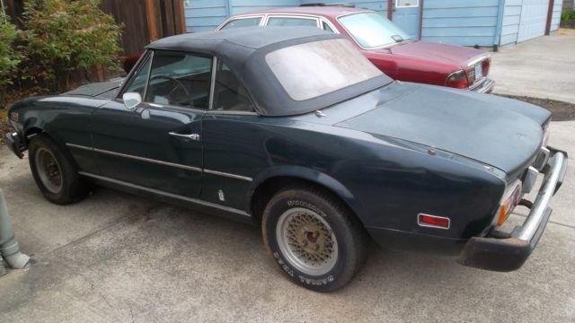 1978 Fiat Spider 124 Convertible Sports Restoration Project Car No Reserve !!! 1978 Fiat 124 Spider Convertible Sports Restoration Car No Reserve !!!