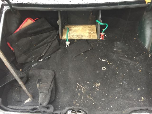 1978 Fiat 124 Spider Black hounds tooth