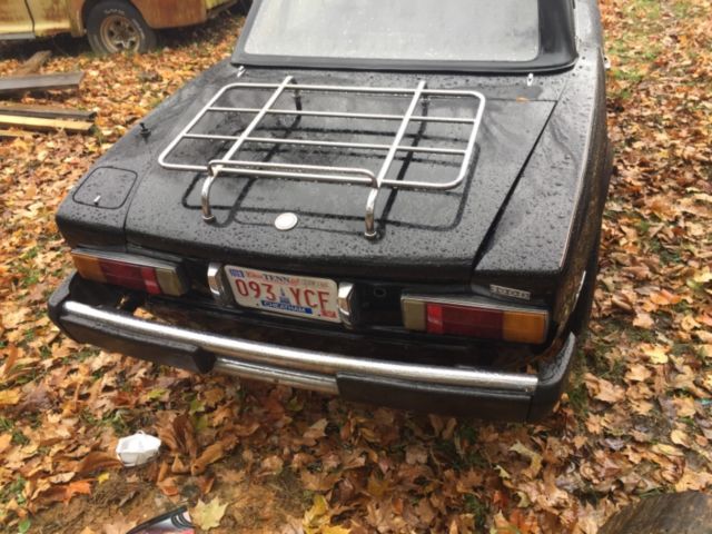 1978 Fiat 124 Spider Black hounds tooth - photo 3