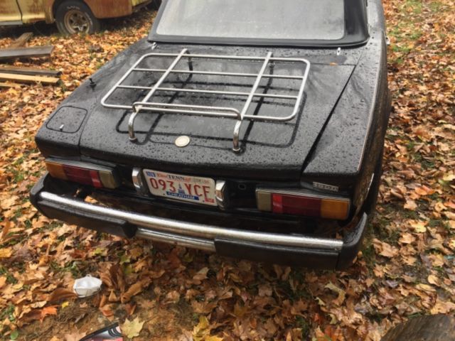 1978 Fiat 124 Spider Black hounds tooth - photo 4