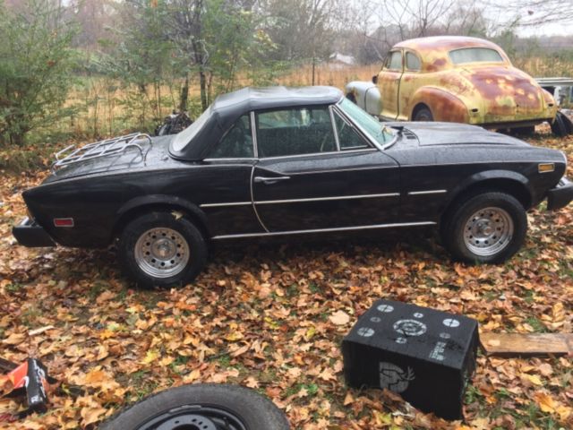 1978 Fiat 124 Spider Black hounds tooth - photo 5