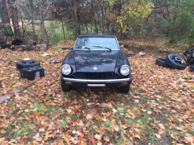 1978 Fiat 124 Spider Black hounds tooth - photo 6
