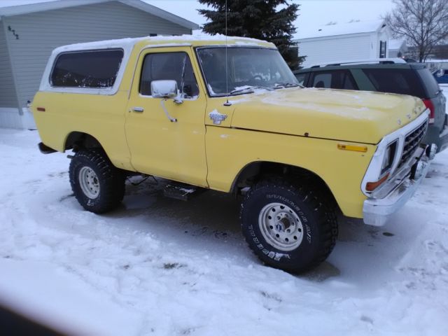 1978 Ford Bronco it is yellow 1978 Ford Bronco SOME