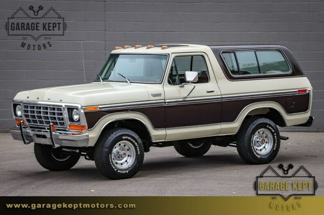 1978 Ford Bronco Tan & Brown SUV 400 V8 20019 Miles 1978 Ford Bronco