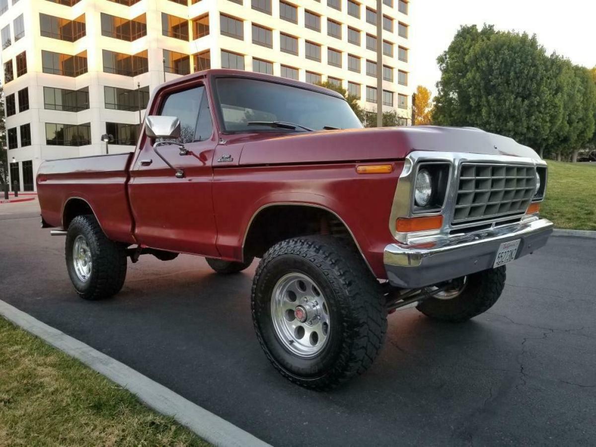 1978 FORD F-150 4X4 SHORT BED 351 V8 4-SPEED MANUAL SHORT BOX 4WD 1978 Ford F-150