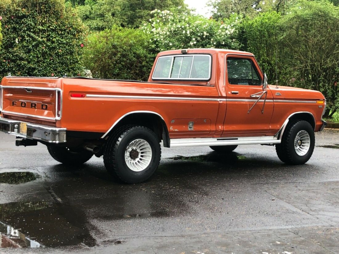 1978 Ford F-250 Ranger 4x4 Hi Boy Camper Special Rare Color Solid Truck 400 V8 1978 Ford F-250