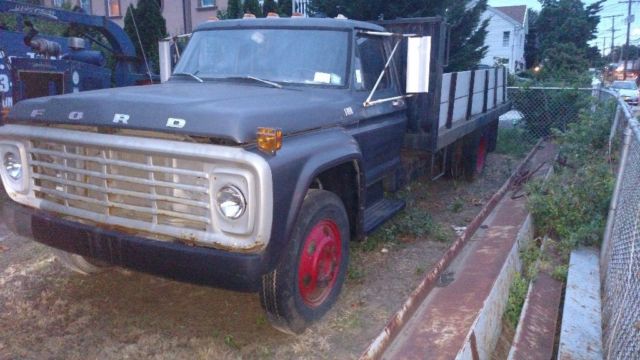 1978 Ford F-600 Flatbed Tilting Dump Truck 1978 Ford Other F600 LPO Flat Tilting Dump Truck