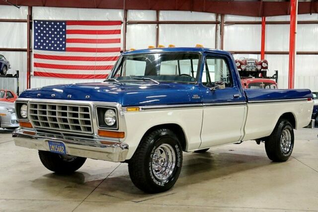 1978 Ford F150 Ranger 20963 Miles Bright Blue Metallic Pickup Truck Inline-6 3 S 1978 Ford F-150 Ranger