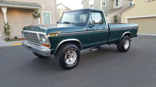 1978 Ford F-250 RANGER XLT 4X4 RUST FREE 400 V8 RUNS GREAT 4WD