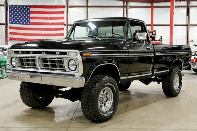 1978 Ford F250 Custom 85395 Miles Black Pickup Truck 400ci V8 4-Speed Manual 1978 Ford F-250 Custom