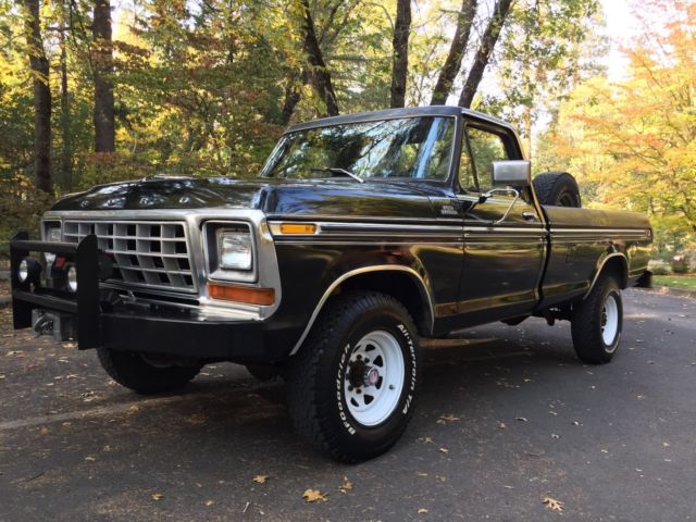1978 FORD F250 RANGER CUSTOM 4X4 V8 400 4 SPEED MANUAL ALL STOCK AND ORIGINAL!! 1978 Ford F-250 RANGER CUSTOM 4WD