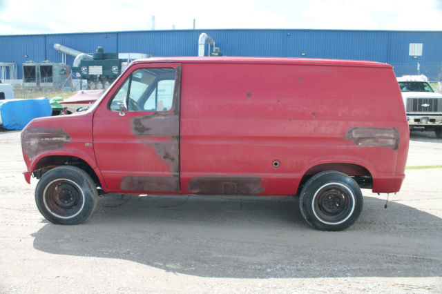1978 FORD PANEL VAN ECONOLINE 351 V8 1800 ACTUAL MILES BARN FIND VANNIN CUSTOM 1978 Ford E-Series Van E-100