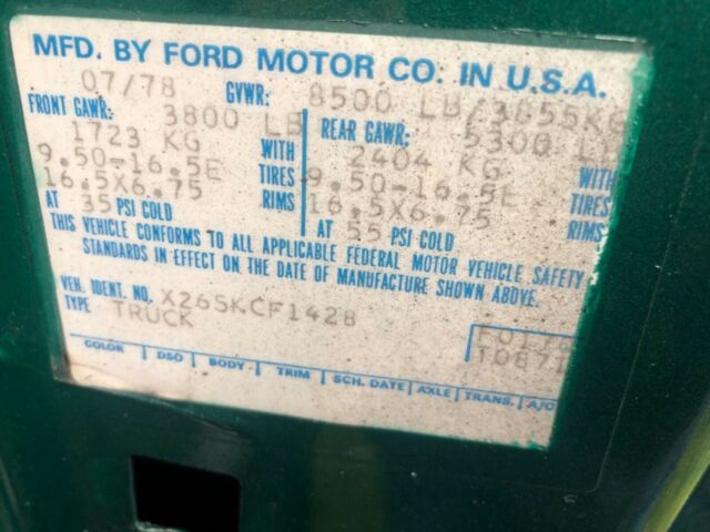 1978 Ford F-250 F250 ranger supercab 4x4 highboy - photo 13