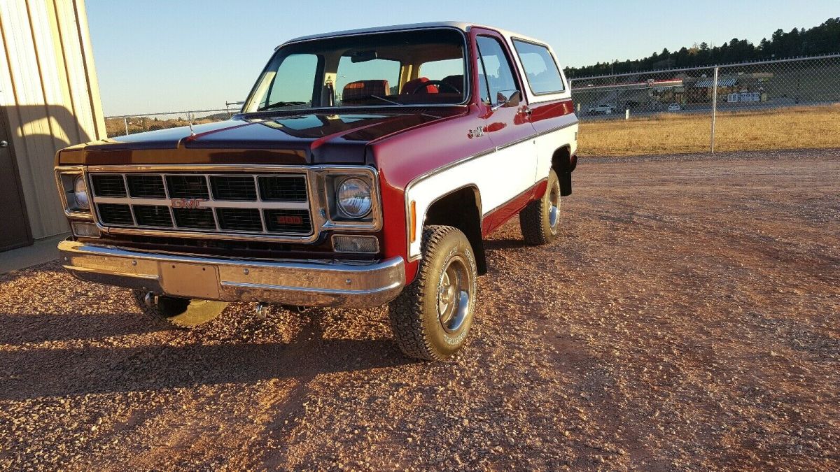 1978 GMC Jimmy 6.6 SUV Red 4WD Automatic High Sierra 1978 GMC Jimmy 6.6 High Sierra