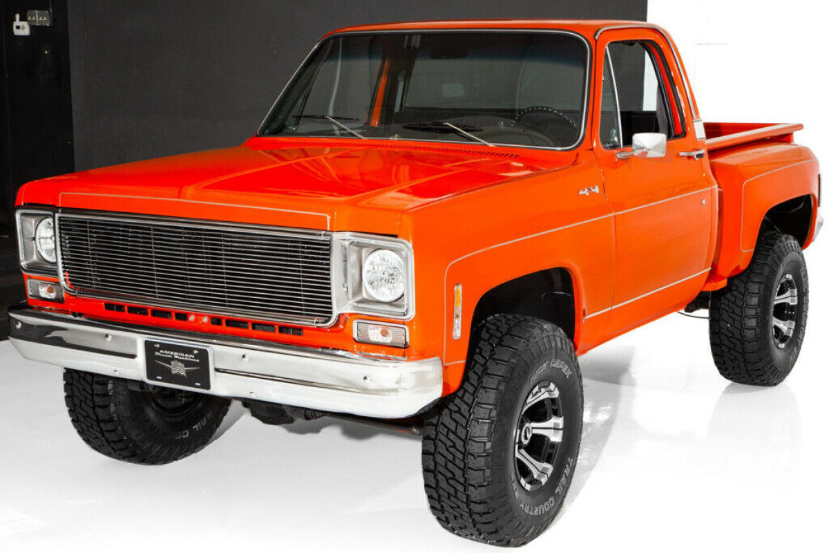 1978 GMC Pickup 4WD 1/2 Ton Orange/Black 355 Automatic - photo 7