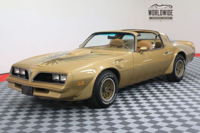 1978 Gold SOLAR GOLD T-TOPS FACTORY A/C WINDOW STICKER! 1978 Pontiac Trans Am SOLAR GOLD T-TOPS FACTORY A/C WINDOW STICKER