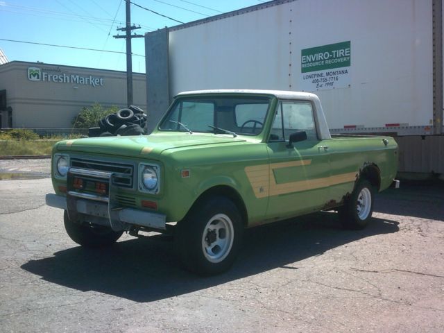 1978 international scout ii half cab **NO RESERVE** 1978 International Harvester Scout