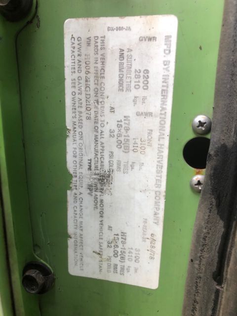 1978 International Harvester Scout SCOUT - photo 12