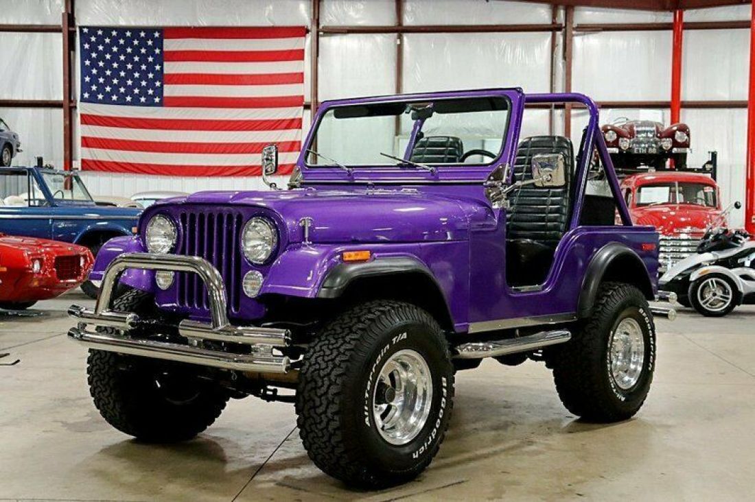 1978 Jeep CJ-5 290 Miles Purple Jeep 350ci V8 Manual 1978 Jeep CJ