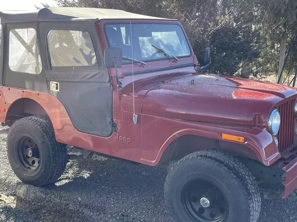 1978 Jeep CJ-5 SUV Red 1978 Jeep CJ-5