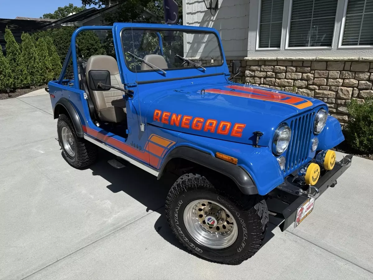 1978 Jeep CJ-7 Convertible Blue RENEGADE 1978 Jeep CJ-7 RENEGADE