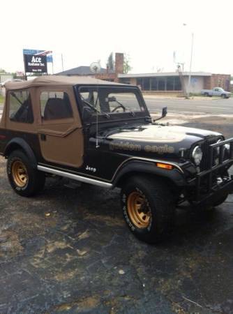 1978 Jeep CJ7 Golden Eagle Original Paint and Decals, No Rust, V8 Auto 1978 Jeep CJ CJ7