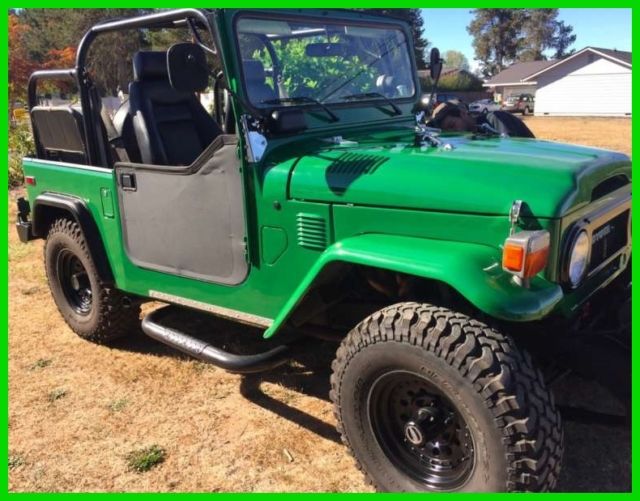 1978 Land Cruiser Auto Trans Power Steering Disc Brakes 4WD Custom Upgardes 1978 Toyota FJ40 4x4