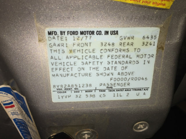 1978 Lincoln Continental Base Hardtop 4-Door - photo 6
