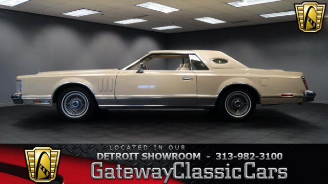 1978 Lincoln Continental Mark V 40458 Miles Beige Coupe 460 CID V8 3 Speed Autom 1978 Lincoln Continental Mark V