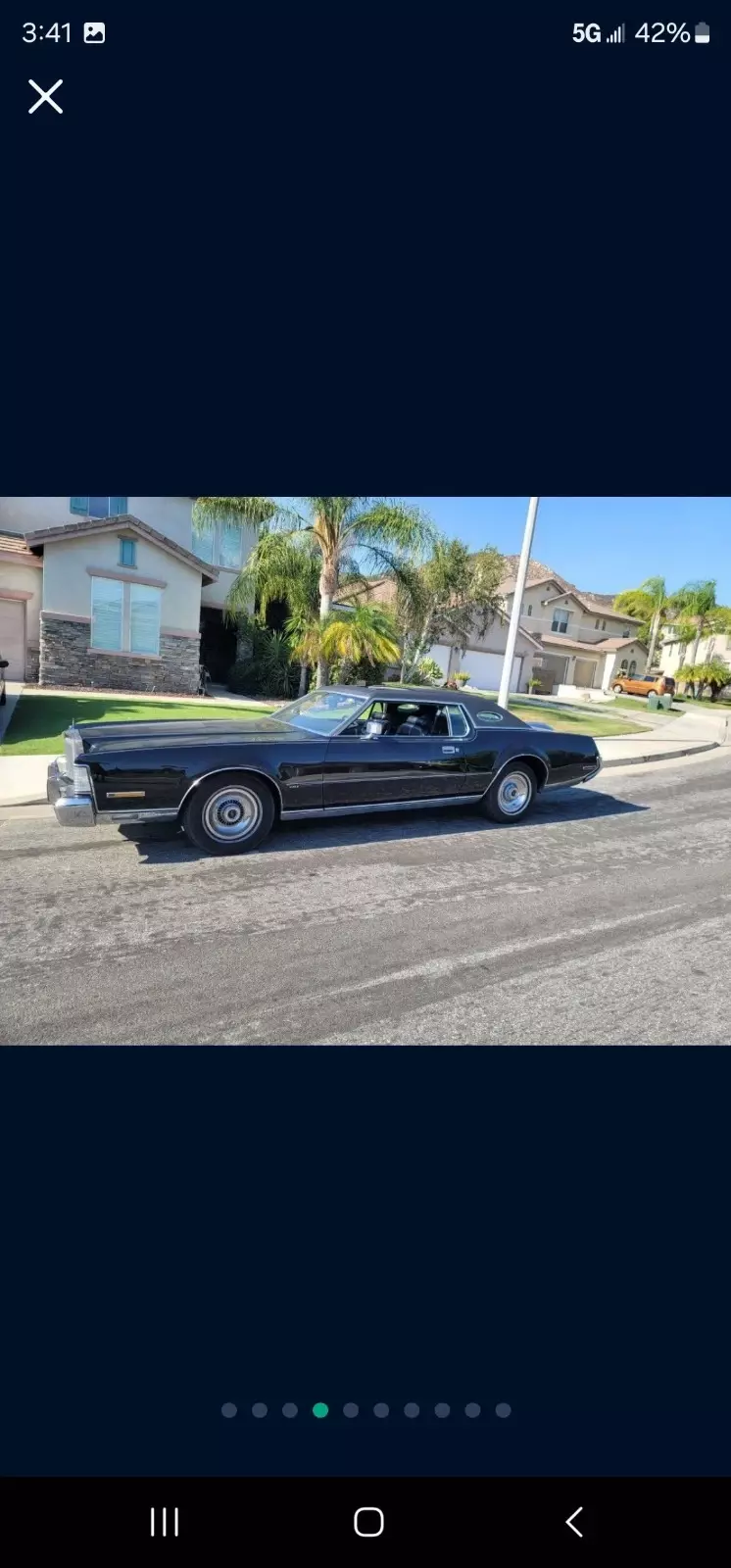 1978 Lincoln Continental Mark V Two-Door Coupe Black 1973 Lincoln Continental