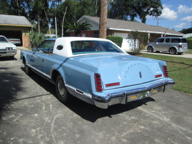 1978 Lincoln Continental Mark V Wedgewood blue Florida car SOLID clean low miles 1978 Lincoln Mark Series Mark V