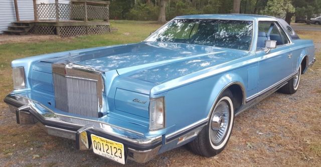 1978 Lincoln Mark Series Blue Leather - photo 2
