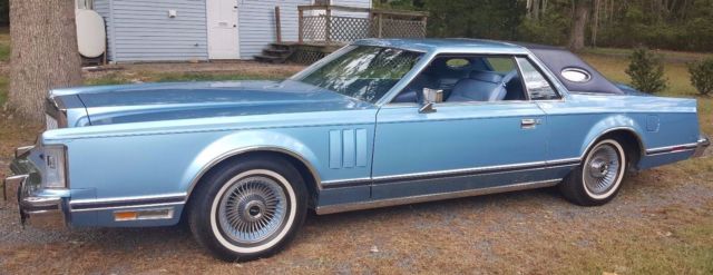 1978 Lincoln Mark Series Blue Leather - photo 3